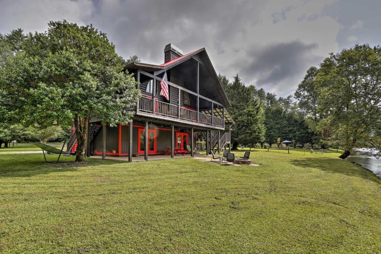 Rivers Edge - Ultimate Riverfront Getaway Hayesville Экстерьер фото